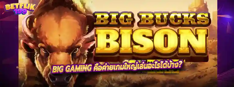 Big gaming คือค่ายเกมใหญ่เล่นอะไรได้บ้าง?